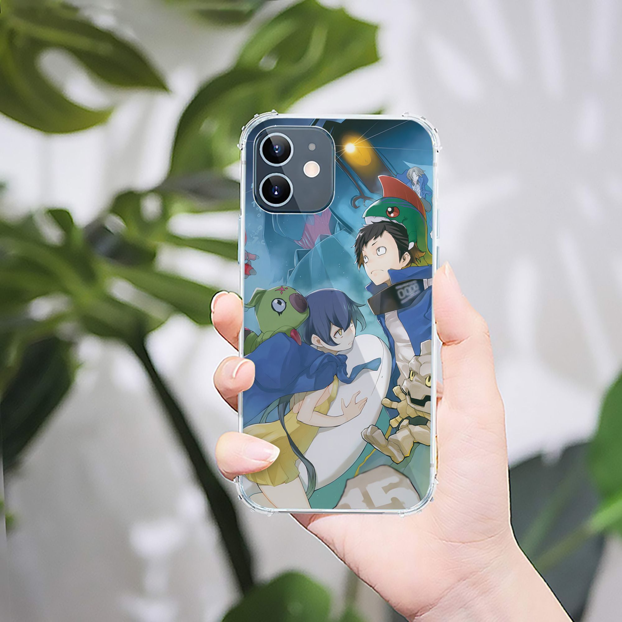 （画像用） Digimon デジタルモンスター/デジモン 【iPhone 12シリーズ対応】透明スマホケース（クリアソフトケース）
